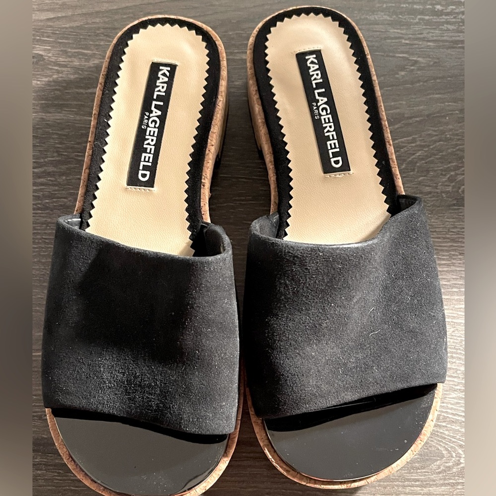 Karl Lagerfeld size 5.5 shoes. Like new. Literally worn only once.